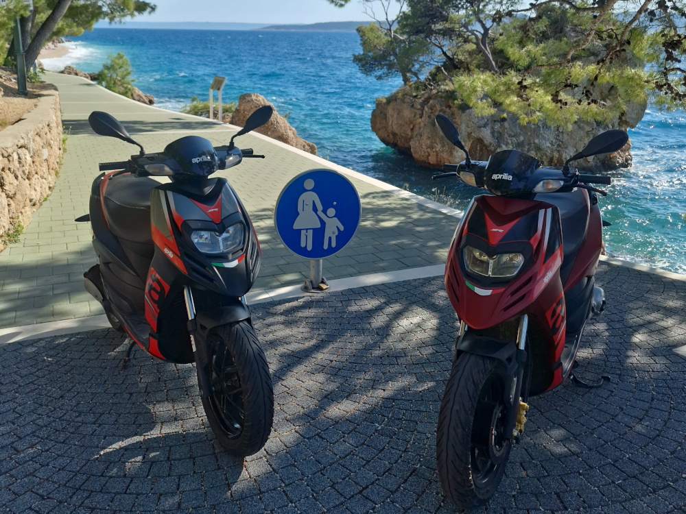 50cc Aprilia sport scooter
